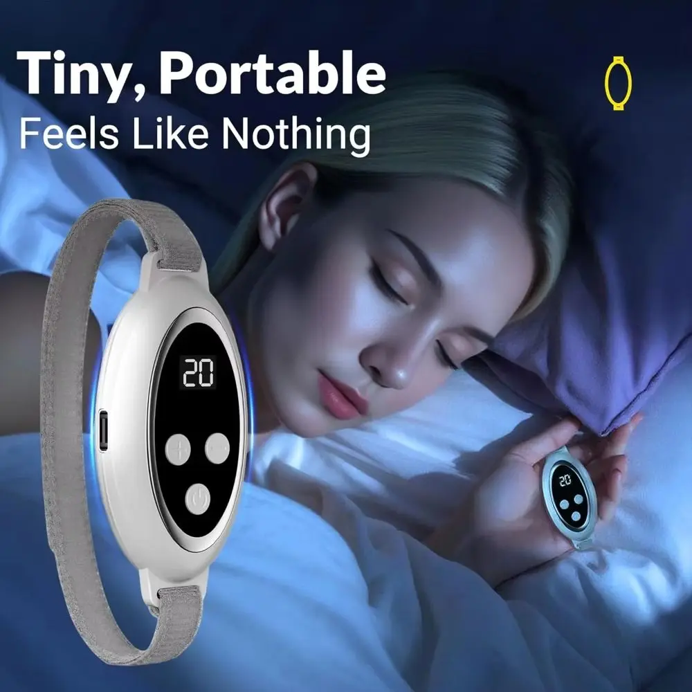 

Handheld Rechargeable Sleep Aid Device EMS Low-frequency Pulse Microcurrent Pulse Sleep Device USB Charging