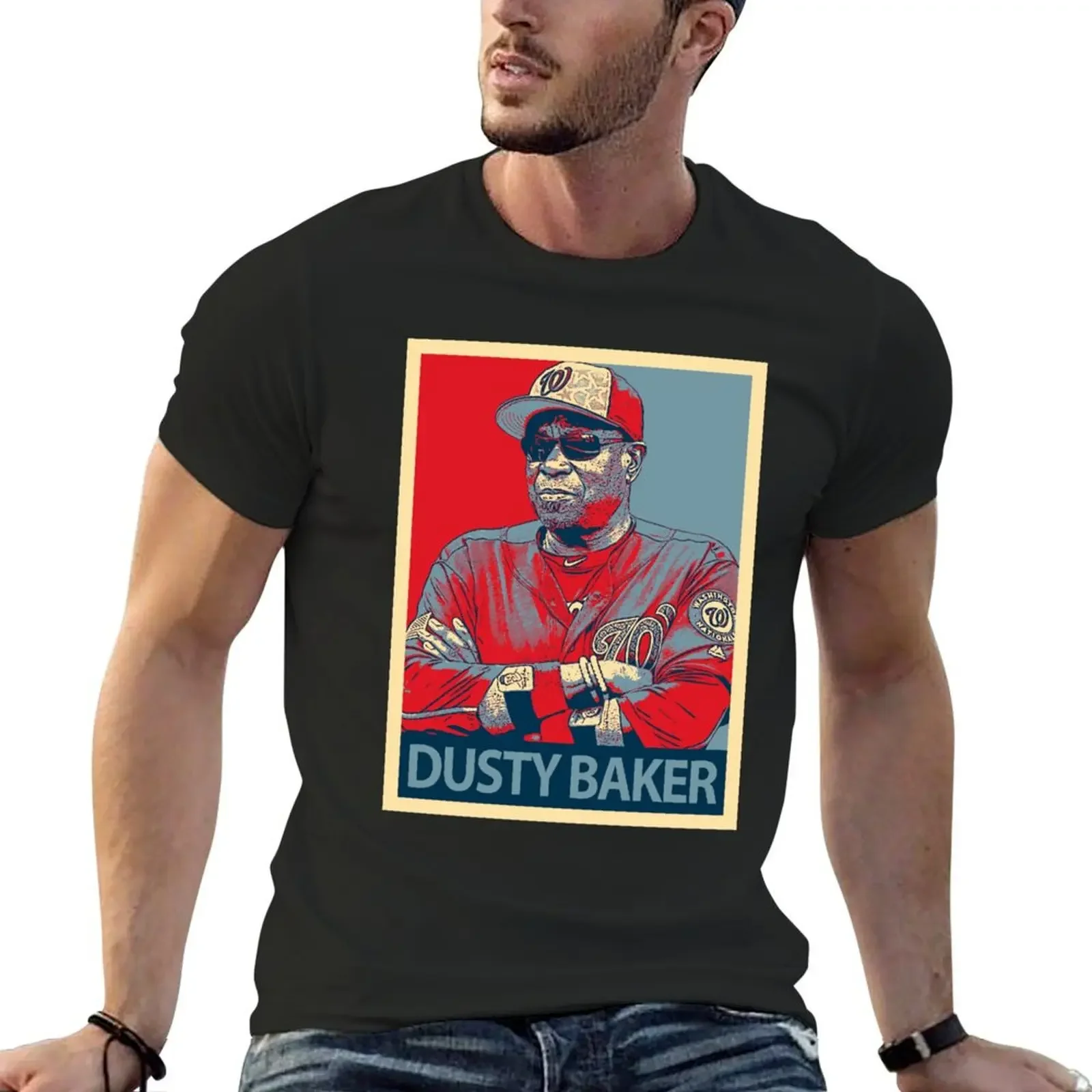 

Dusty Baker T-Shirt summer top basketball graphic tees vintage hippie clothes funny t shirts men