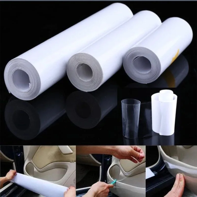 Car Rhino Skin Protective Film  Car Bumper Hood Paint Protection Film Vinyl Clear Transparence Film