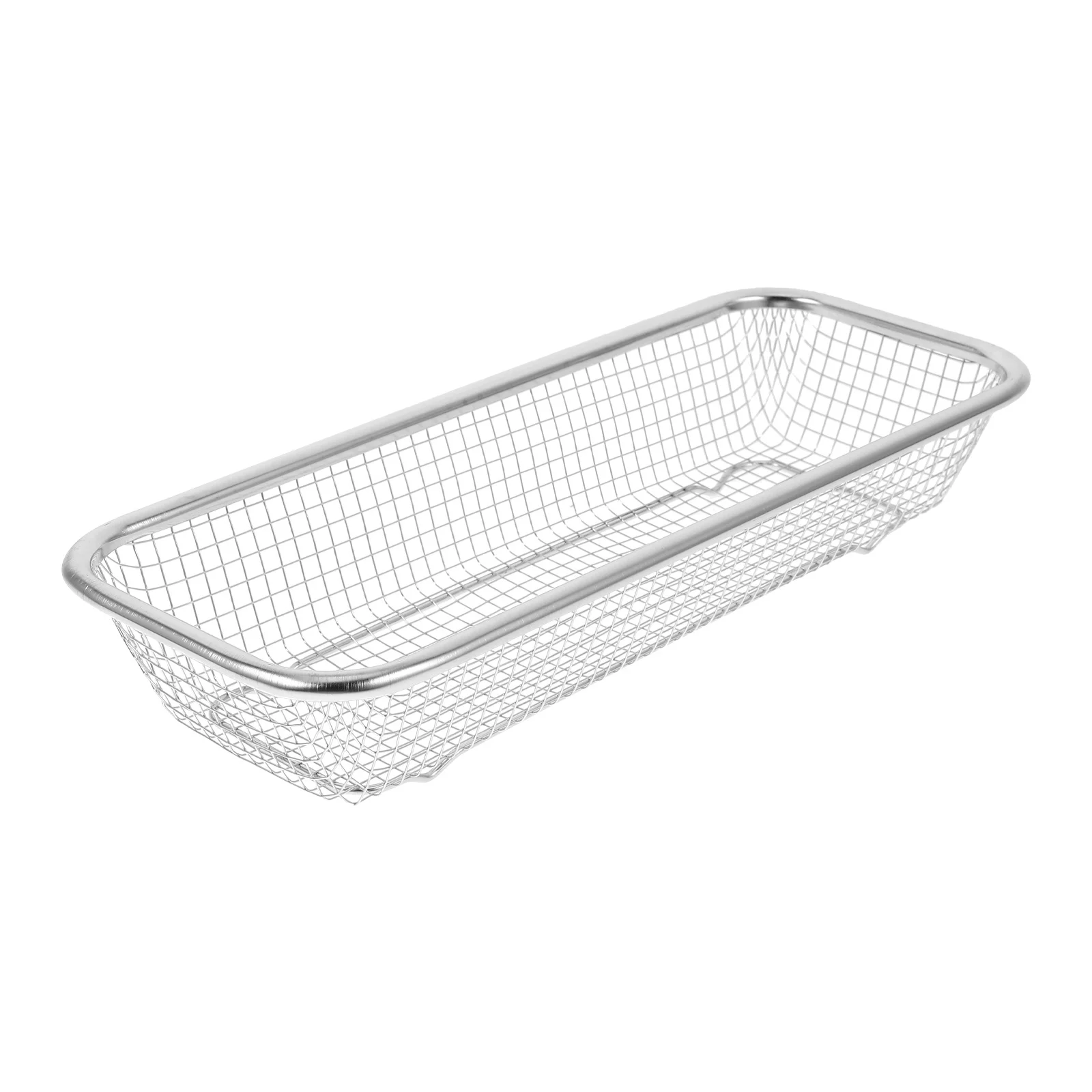 

Stainless Steel Air Fryer Basket Oven Crisper Tray Bbq Grilling Pan Vegetable Grill Basket Kitchen Drying Rack Accessories