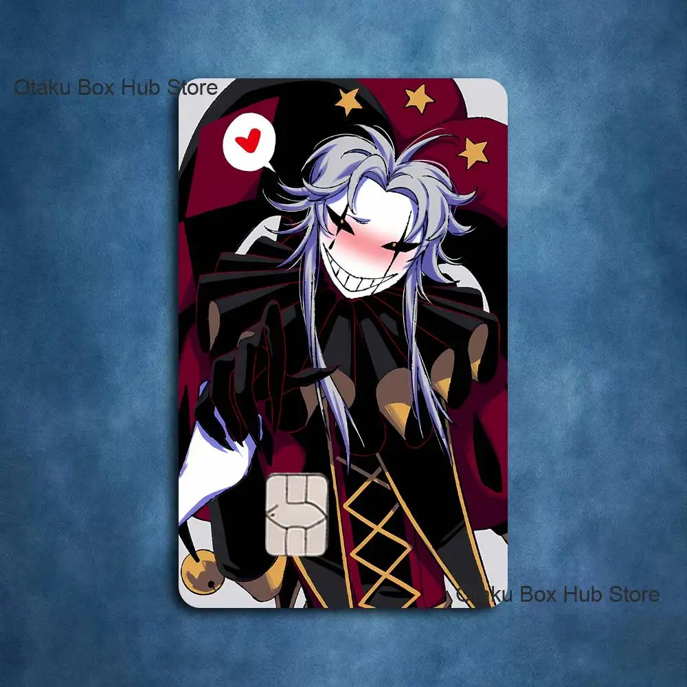 F-Freak P-Pierrots Circus Card Stickers Credit Visa Debit Bank Charge Card Bus Metro Waterproof Sticker Decal Decoration