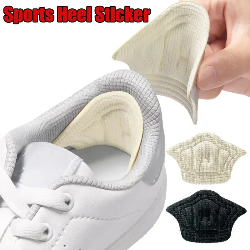 1 pair Insoles Patch Heel Pads for Sport Shoes Adjustable Size Antiwear Feet Pad Cushion Insert Insole Heel Protect Back Sticker