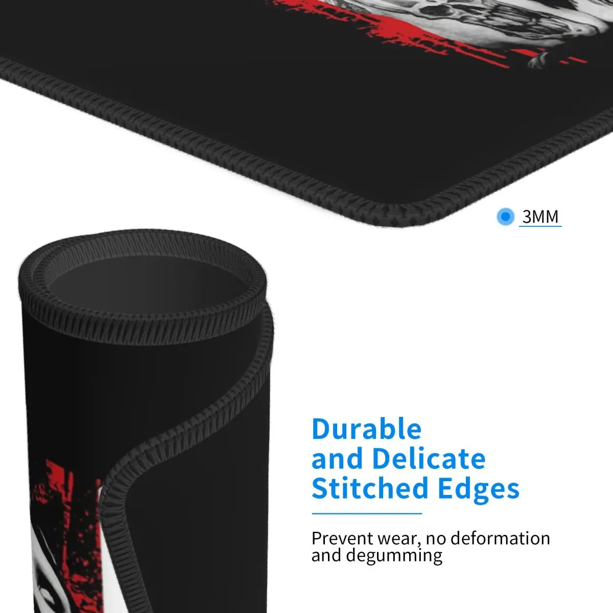 Marilyn Manson Glitch Fan Gift Music  Mouse Pad Computer Keyboard Mouse Mat Gaming PC Desk Mat Office Accessories Table Mats