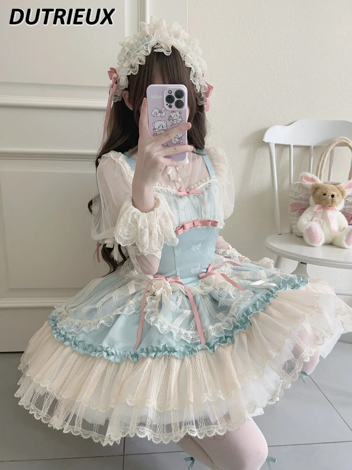 

Japanese Original Design Ladies Lolita Style Princess Dress Sleeveless Jsk Suspender Dresses for Women Spring Summer 2025 New