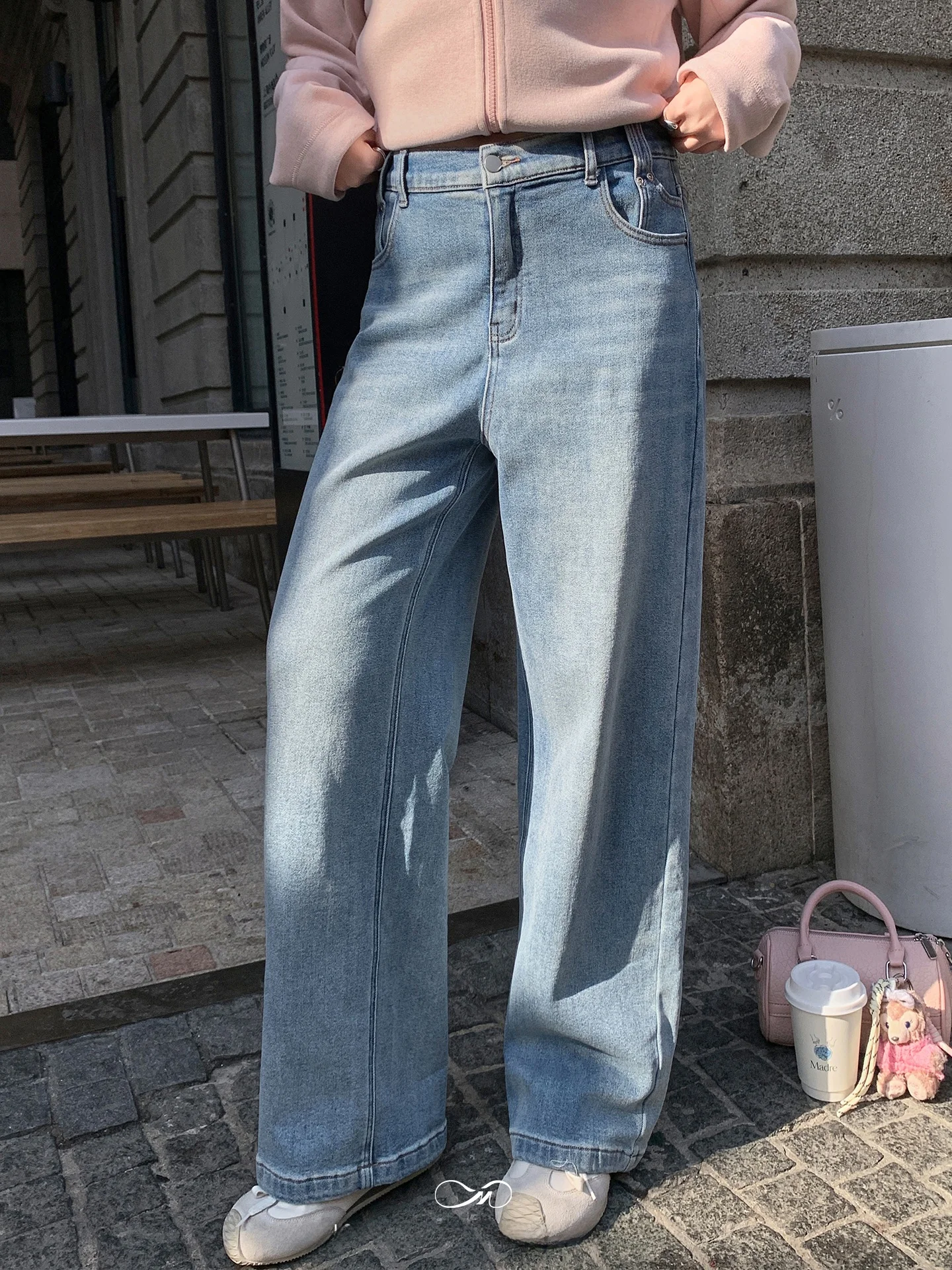 

New Arrival plus Size Women's Jeans Straight Leg Wide Leg Denim Pants Leg a Casual Cotton Polyester Spandex Blend