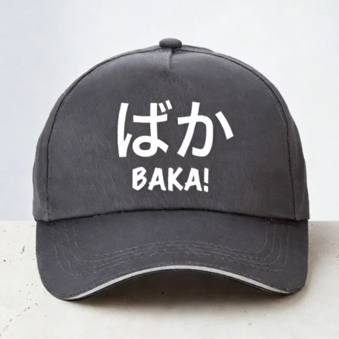 

Otaku Baka cap Men Women Japanese Slang Baseball cap Unisex Funny Humor Nipon Language Japanese Cartoon Nerd hat
