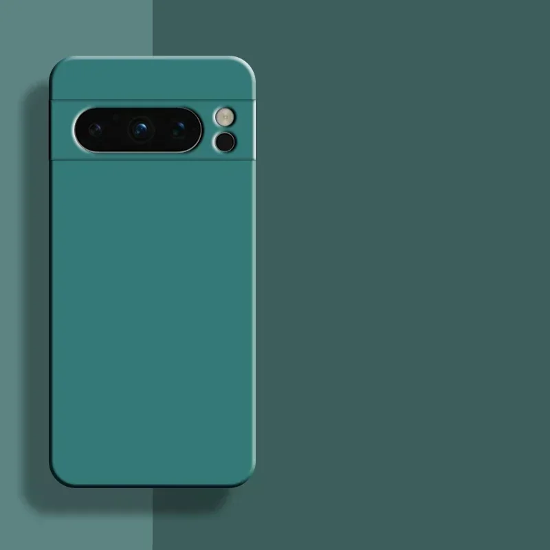 For Google Pixel 8 Pro Case For Google Pixel 8 Cover Shockproof Liquid Silicone Protection Bumper For Google Pixel 8 Pro Fundas