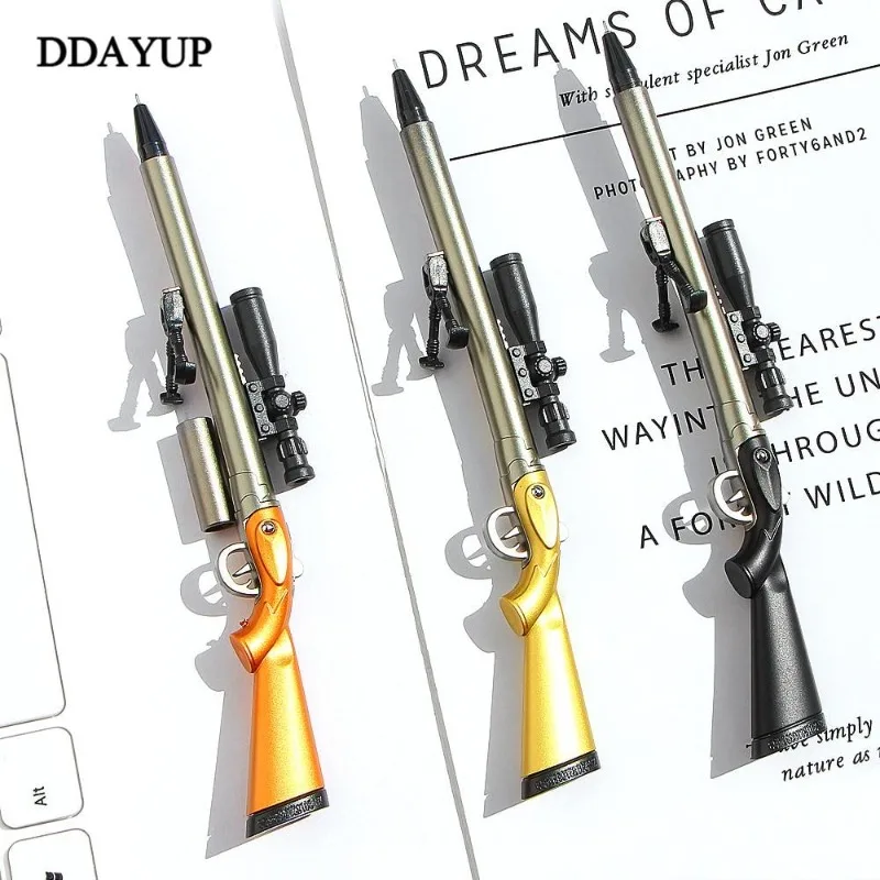 2/4 Stück Scharfschützengewehr Gelstift Kreatives Survival-Spiel Gewehr Spielzeug Gelstifte Neutraler Stift Kinder Schreibwaren Geschenke