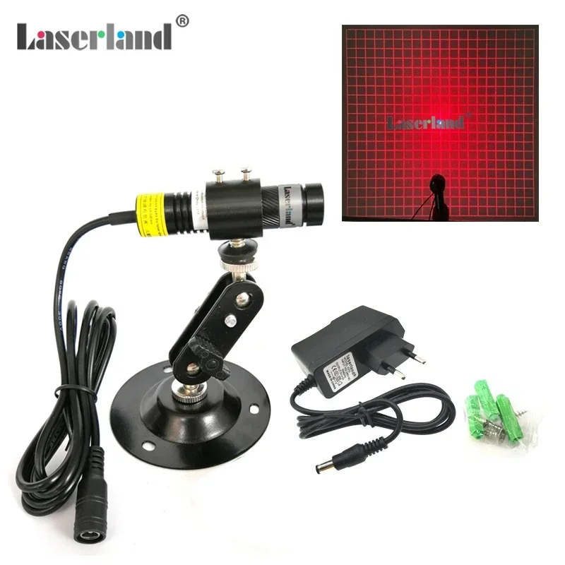 20x20 Grid 650nm Red Grating Laser Module 3D Structural Light Source Scanner Scanning