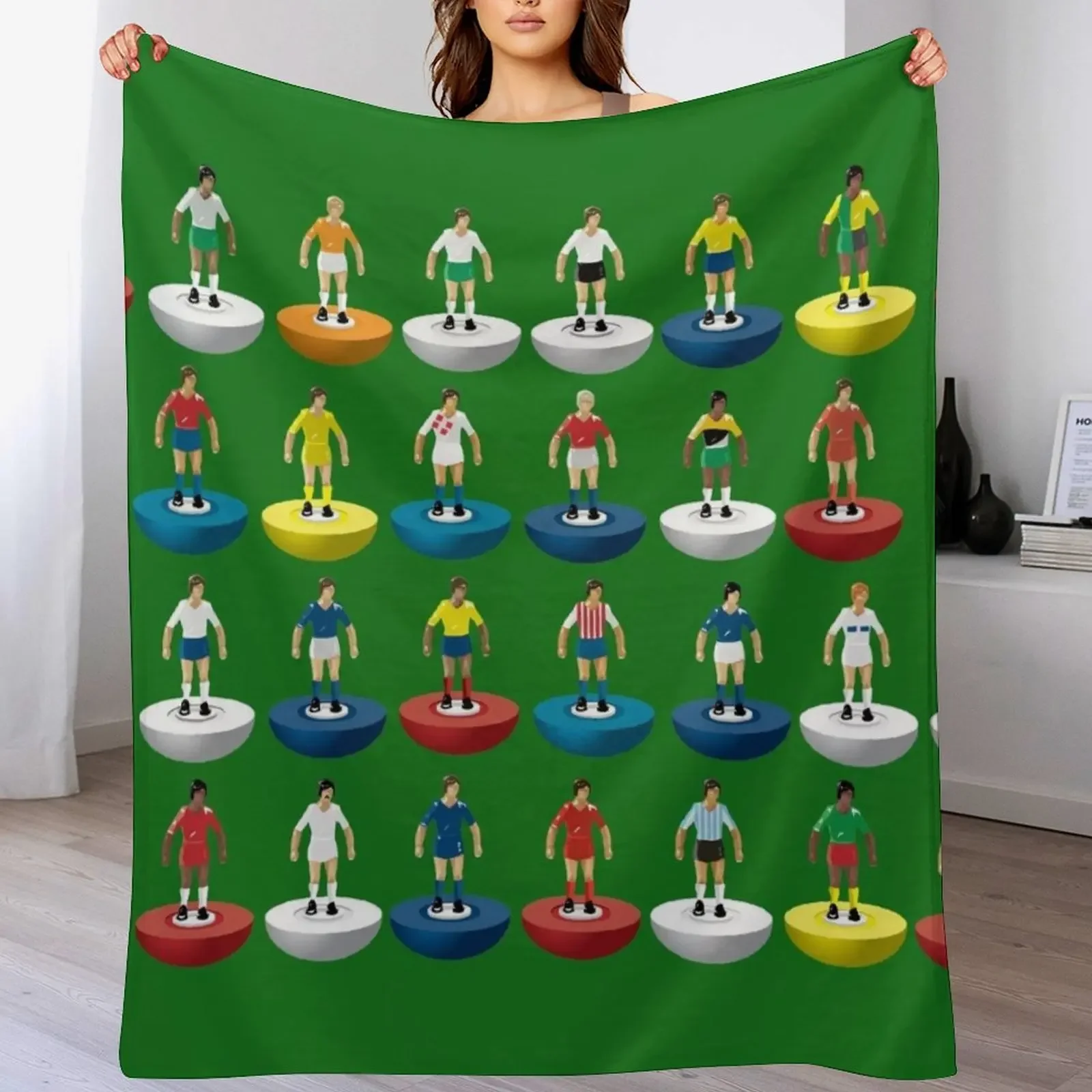 World Subbuteo players Throw Blanket Multi-Purpose cosplay anime Blankets