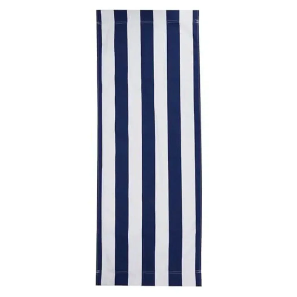 Beach Lounger Replacement Cloth Polyester Cloth Fabric 120x44Cm Blue And White Stripes Folding Chair Cover Parts