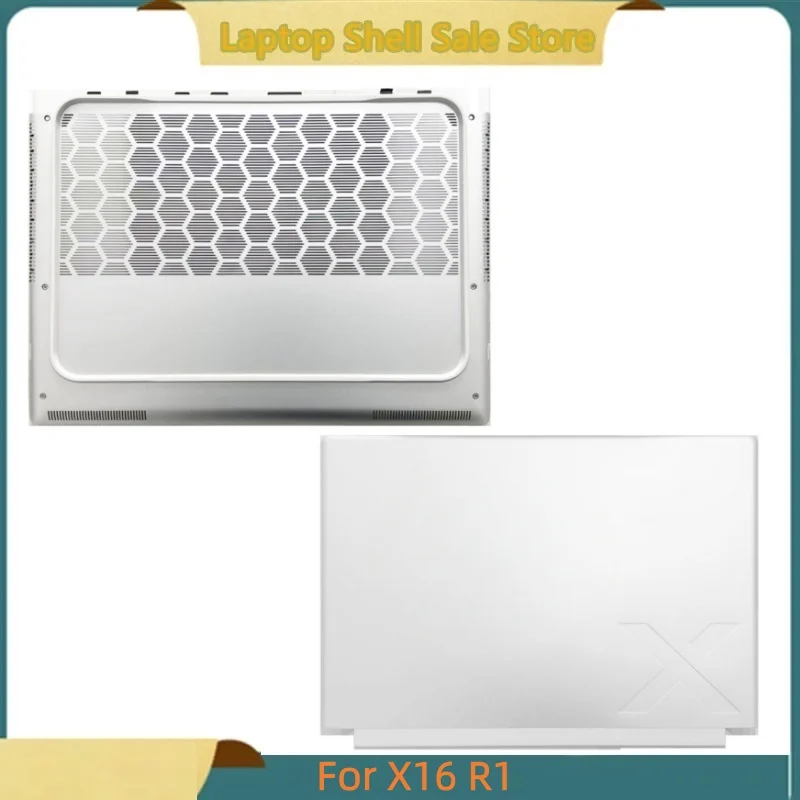 

New laptop For X16 R1 Rear Lid LCD Back Cover Top Case 080FC7/Bottom Base Cover D shell Case 06KRVX