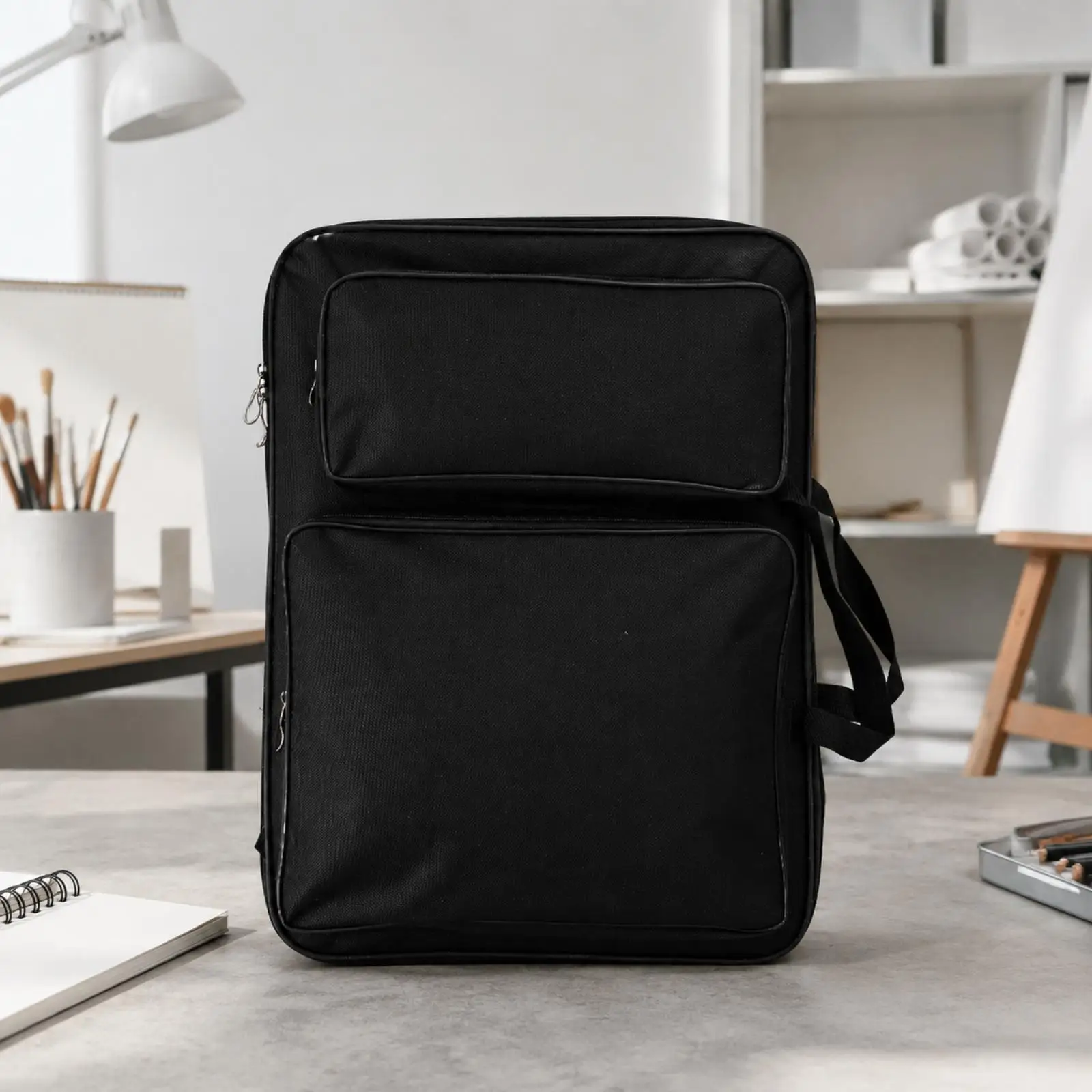8K Sketching Pad Carrying Bag Waterproof Canvas Drawingsurface bagResistant for Artists, Artists, Sketching Practices, Studio