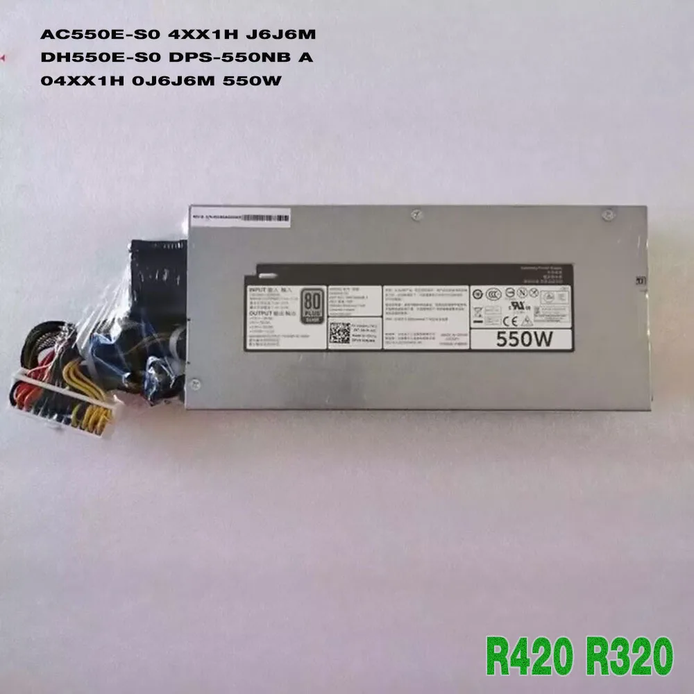 

AC550E-S0 4XX1H J6J6M DH550E-S0 DPS-550NB A 04XX1H 0J6J6M 550W For R420 R320 Server Power Supply High Quality Fully Tested Fast