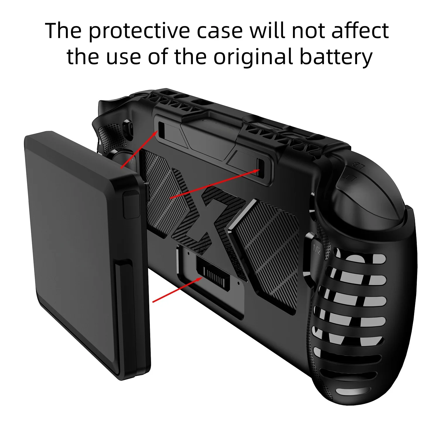

For OneXPlayer APEX AMD MAX TPU Protective Case Anti-Scratch Handle Game Console Protective Cover Ergonomic Grip