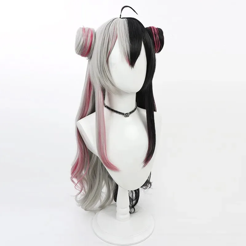 2025 aaa VTuber 요미 레나 코스프레 가발 헤어 번 게임 캐릭터 할로윈 카니발 파티 의상 가발 내열성 합성 헤어