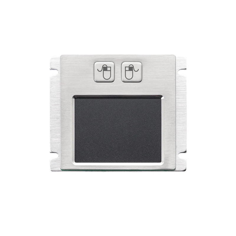 Metal Waterproof Rugged Industrial Touchpad Mouse with Stainless Steel Panel Mount