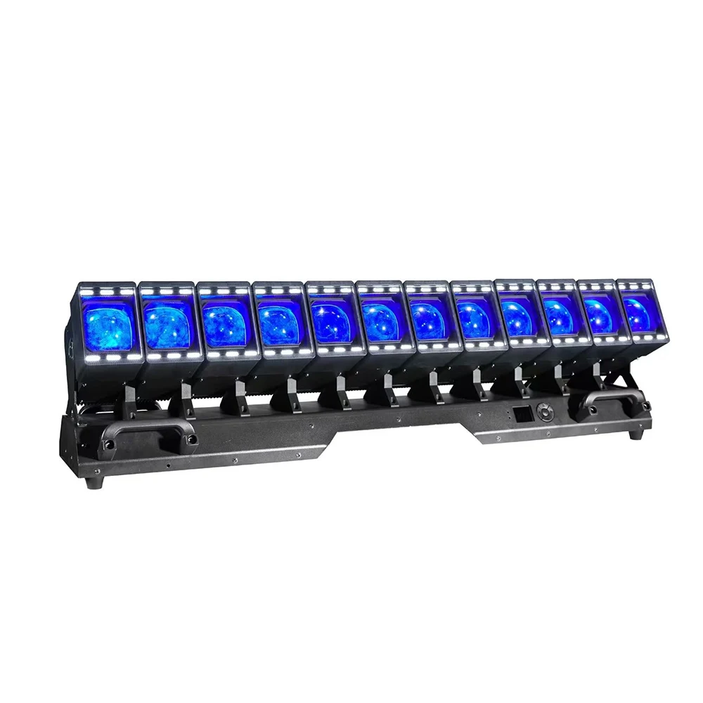 YUER 12x60W LED Moving Head Light Beam Wash Pixel Control DMX512 RDM Strobe Dimming for Stage Club DJ Bar Concert Show