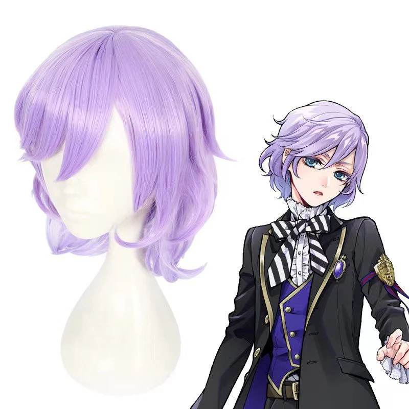 Epel felmier cos curto encaracolado bola de cabelo mulher vestido de noite jogo moda headwear jogo disney torcido país das maravilhas papel peruca