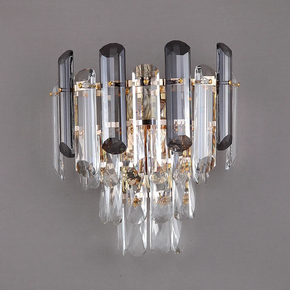TechHPLight Luxury Living Room Crystal Wall Lamp Dining Room Sofa Tv Background Bedroom Bedside