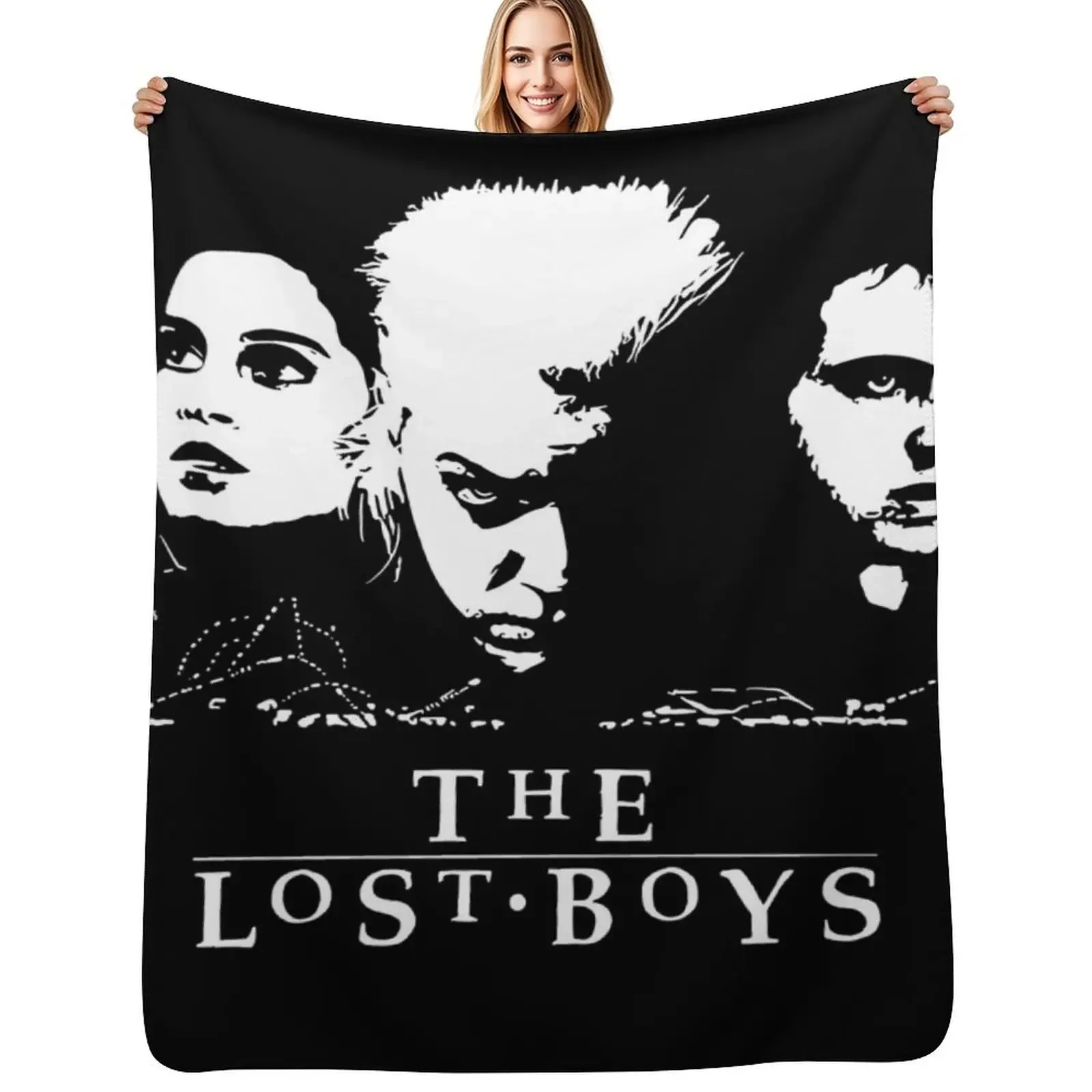 

Lost Boys Throw Blanket Camping Flannels Flannel Fabric Quilt Blanket