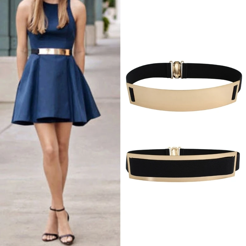 Stretchy Belt for Women Banquet Dress Body Shaping Girdle Elastic Waist Belt 28TF