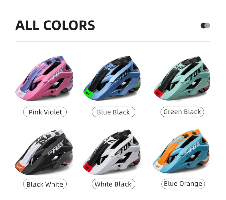 BATFOX Fahrradhelme für Herren und Damen, leichter Rennrad- und Mountainbike-Helm, MTB-Fahrsicherheitshelm, Elektroroller-Fahrradausrüstung – Detail 2