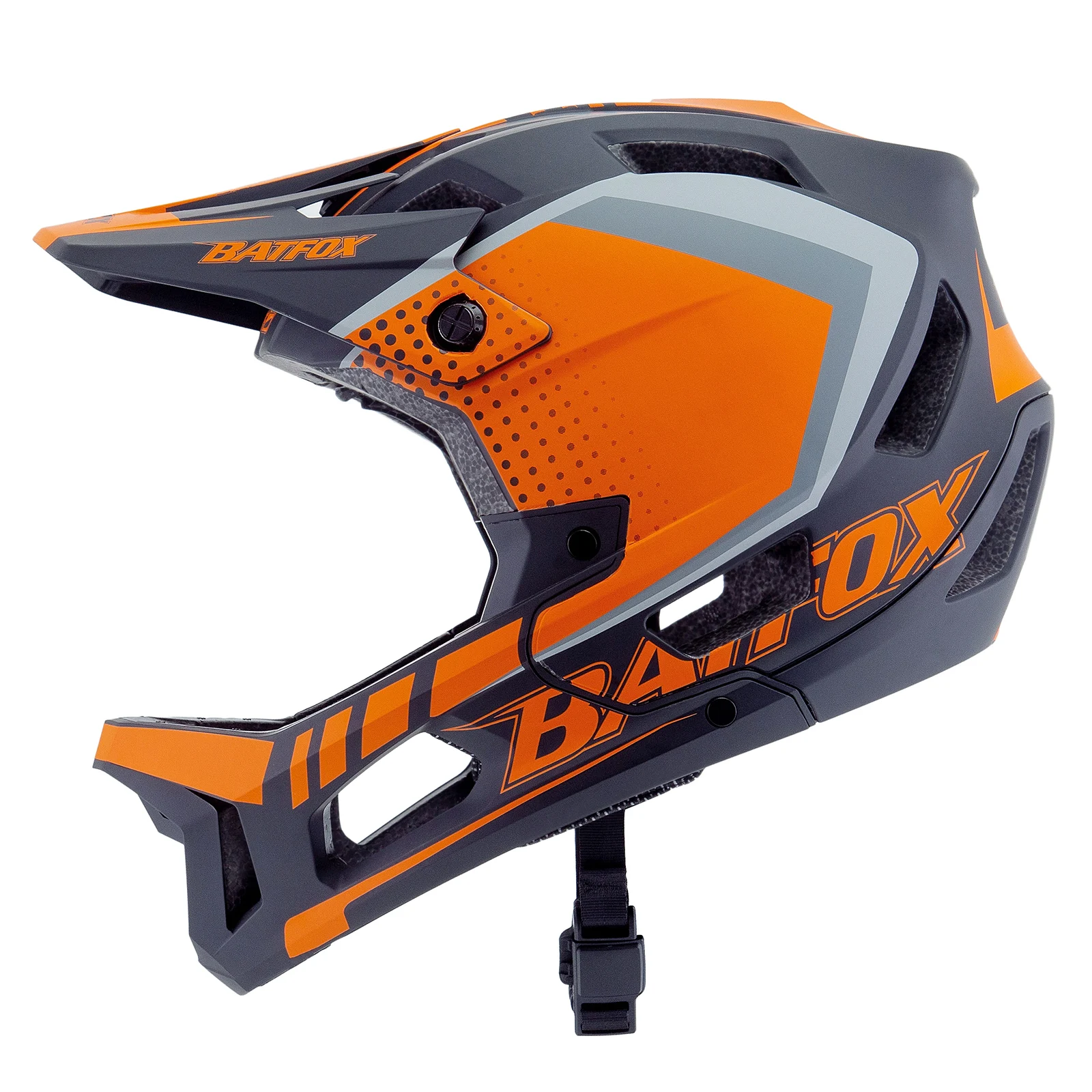 Batfox BMX Mtb Unisex Adults Full Face Helmet Bike Helmet Off-Road Mountain Bicycle Helmet