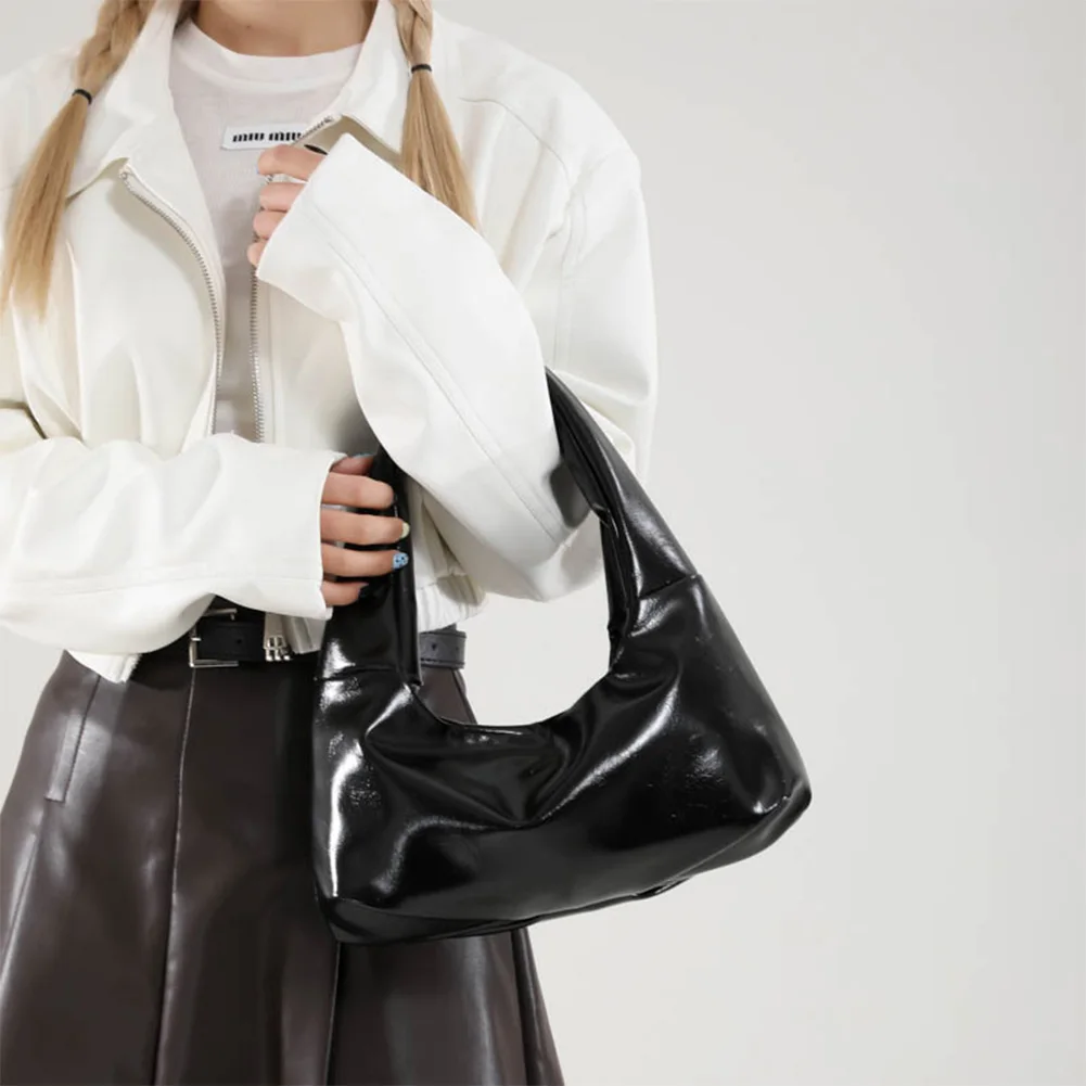 

Сумка на плечо для женщин, сумка в стиле панк с заклепками, сумка из искусственной кожи Y2K, клатч с шипами, сумка-хобо для работы, путешествий