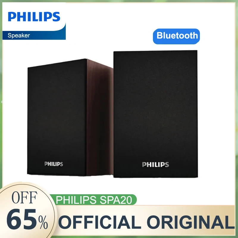 

Philips SPA20 Bluetooth Speakers Outdoor Loudspeaker Music Player HiFi Stereo Sound Subwoofer for Computer Desktop Mobile Phone