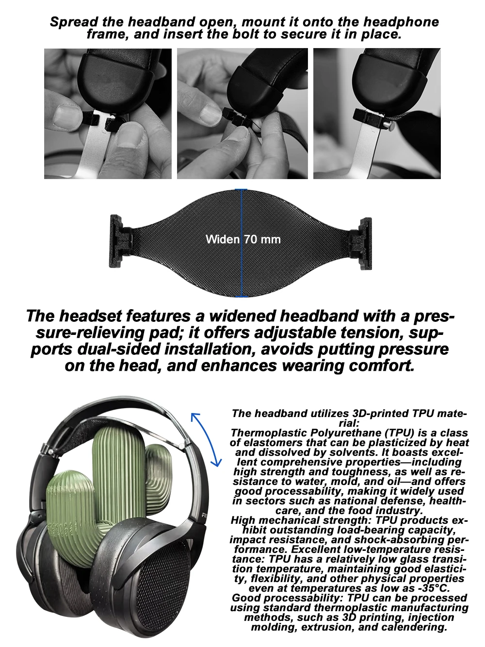 Perforated Sheepskin Replacement Sheepskin Earpads For FiiO JT7 Earmuffs Widened Pressure Relief Headband Memory Covers Sponge