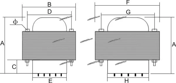 Power Transformer PW200A-230 45, 2A3, EL34, KT66 Single Ended, Full Ball Rectifier