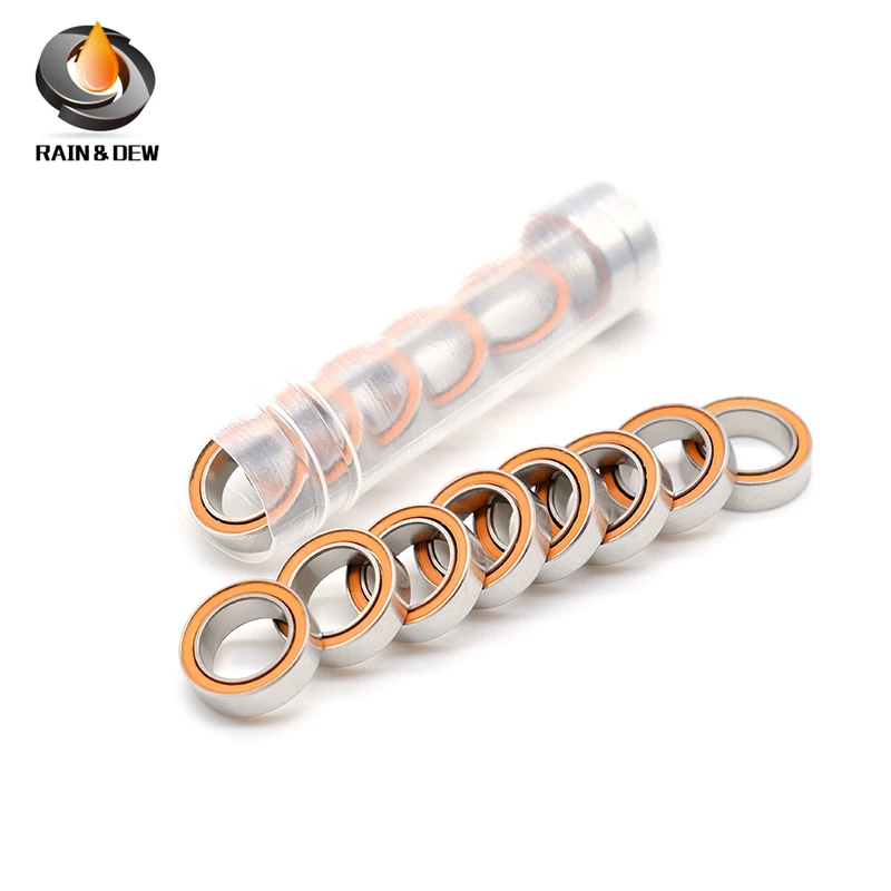 2Pcs Fishing Reel Bearings 8*12*3.5 mm SMR128 2RS Stainless Steel Hybrid Ceramic Air Bearing SMR128RS SMR128 2OS CB