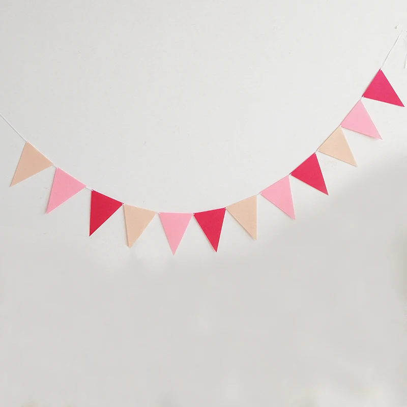 1 pack, Colorful Triangle Flags - Multicolor Pennant Banner for Home, Weddings, Parties, and More - Perfect for Decorating