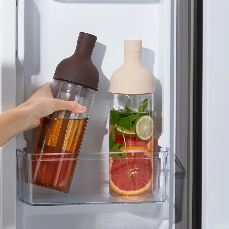 

brew coffee pot and hot resistant flower tea glass pot Household brew pot Fruit tea brew bottle Ice drop co