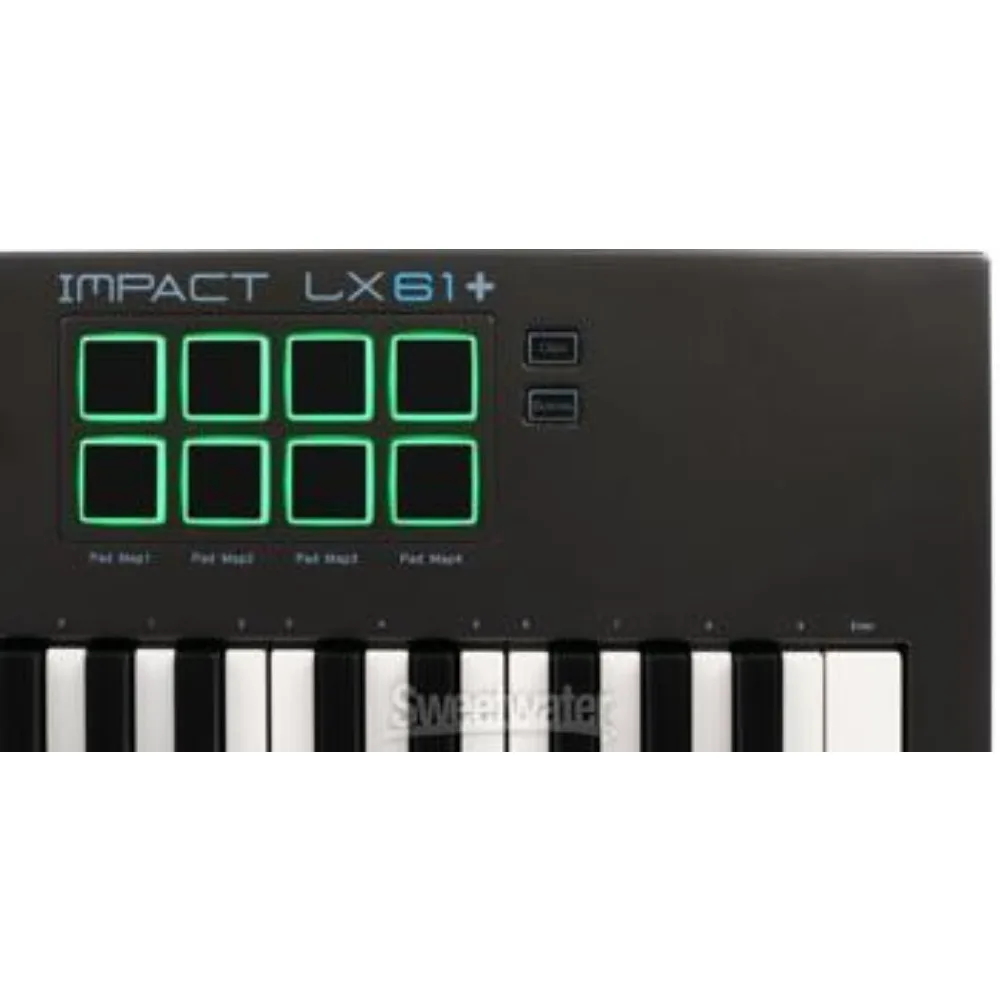 وحدة تحكم لوحة المفاتيح Impact LX61+ ذات 61 مفتاحًا