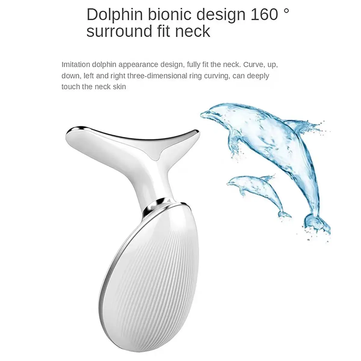 شد الوجه 3 ألوان/7 ألوان مدلك الوجه والرقبة جهاز شد الجلد الكهربائي LED أداة التجميل مزيل التجاعيد #5