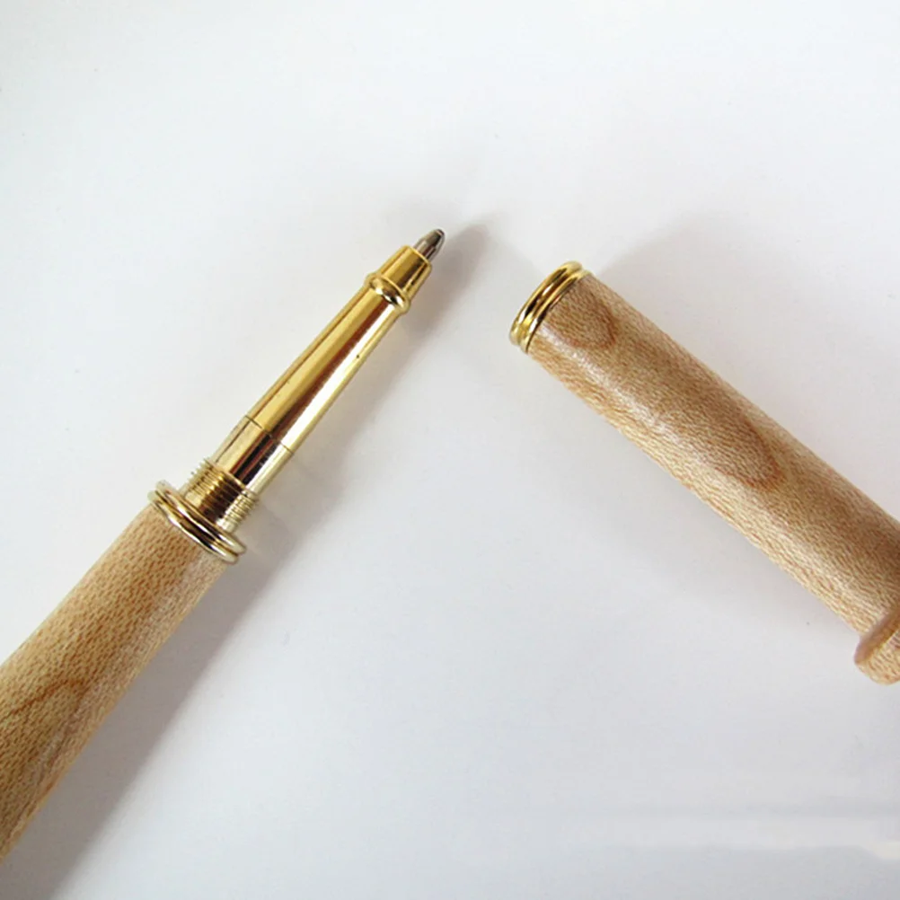 

Wooden Ballpoint Pen Smooth Writing Comfortable Grip For School Office Work Study Gift Idea Birthday Holiday Pens