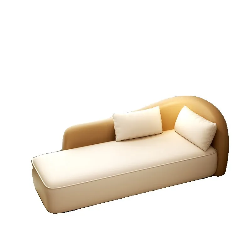 Light luxury concubine chair curved sofa chair small apartment lazy recliner hotel high-end beauty couch