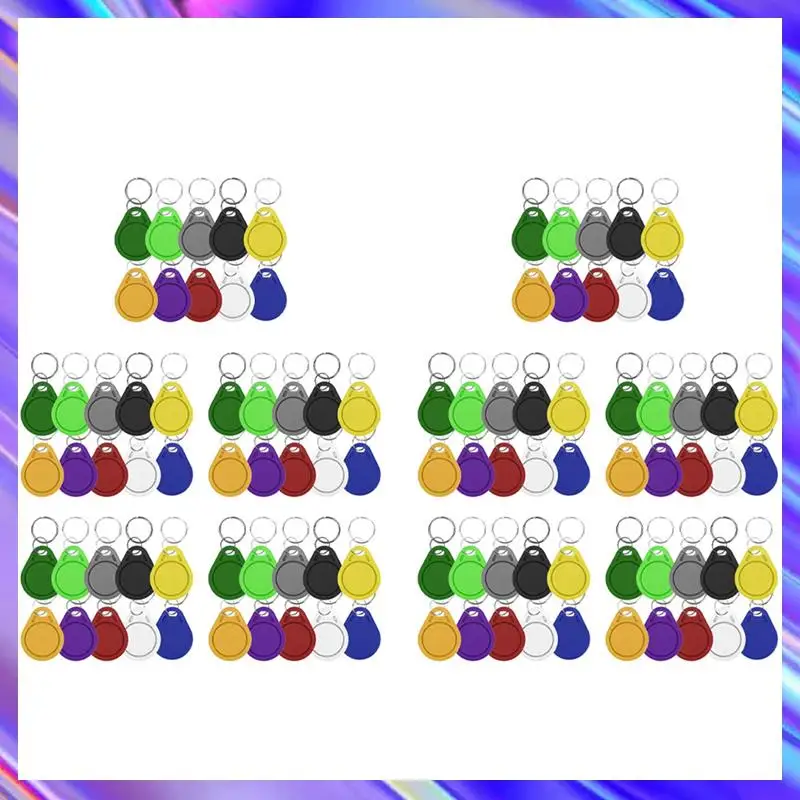 

A24U 500Pcs UID 13.56Mhz Block 0 Sector Writable IC Card Clone Changeable Smart Keyfobs Key Tags 1K S50 RFID Access Control