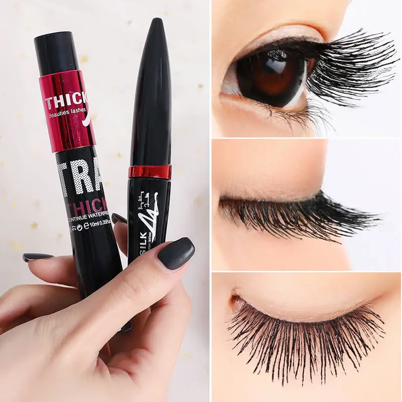 Dense Black Mascara Lengthening Eyelash Natural Curling Waterproof And Durable Beginner No Smudging Lasting  Eyelash Extension