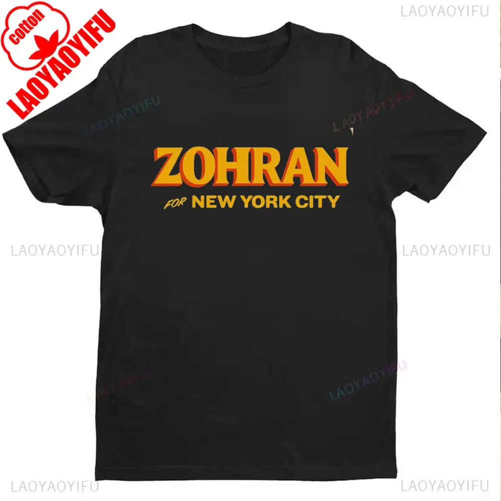 Mayor Mamdani 2025 T-shirt Zohran for New York City Sloganeer Print Graphic T Shirts Harajuku Vintage T Shirt for Women Men Tops