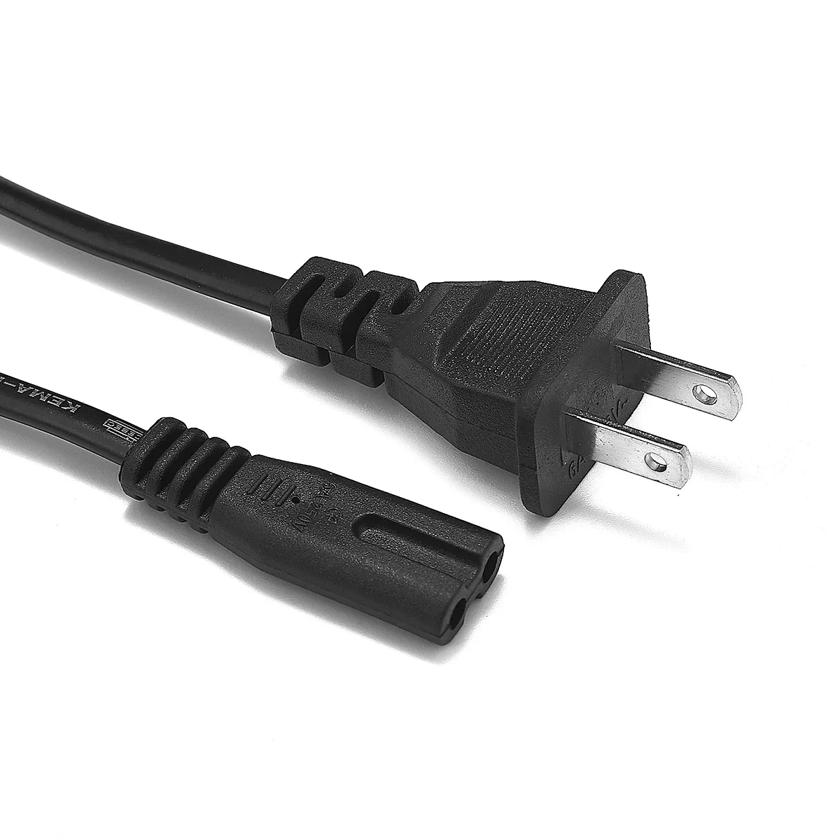 EU Power Extension Cable 2pin 1.4m IEC3 C7 US Plug Power Extensions Cord For Dell Laptop Charger Canon Printer Radio Speaker