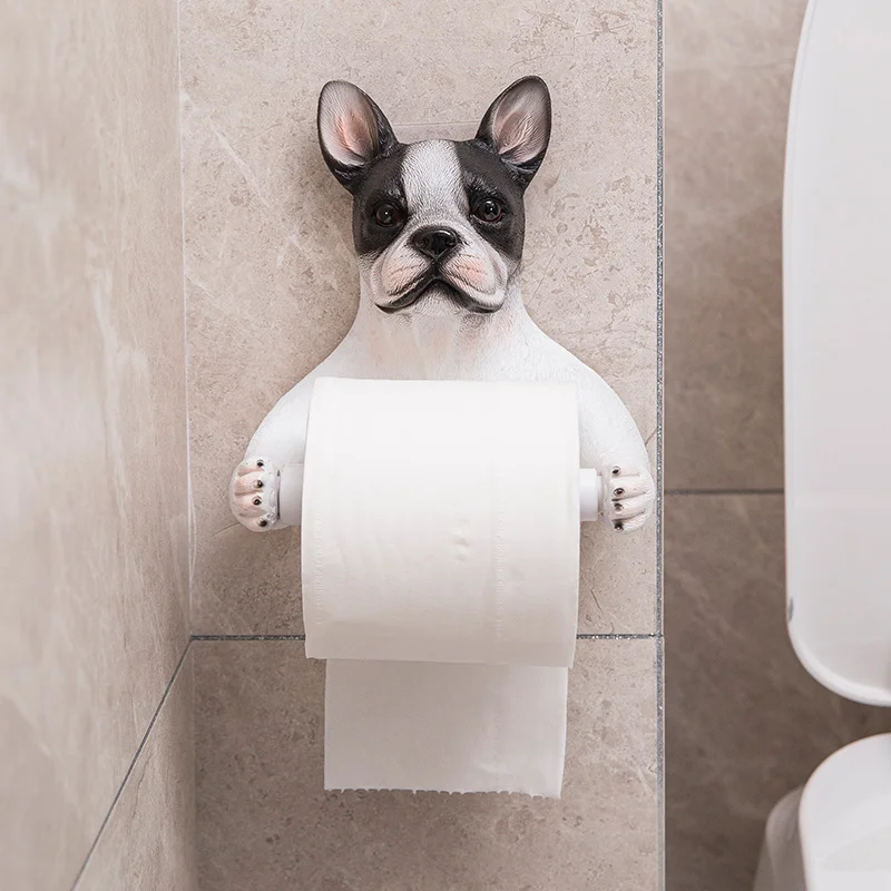 cute-dog-tissue-holder-bathroom-with-no-punching-wall-mounted-creative-toilet-paper-holder-keukenrolhouder-hangend