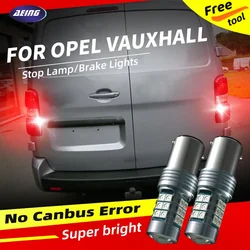 2pieces LED Brake Stop Light Blubs P21/5W Canbus Error Free For Opel/Vauxhall Movano B Box X62 Vivaro A B C X82 X83 K0 Van Combi