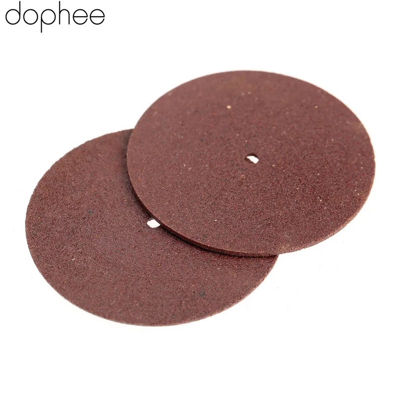 10Pcs Dremel Accessories 38mm Resin Grinding Wheel Mini Circular Saw Cutting Disc Polishing Sanding Discs for Drill Tool dophee