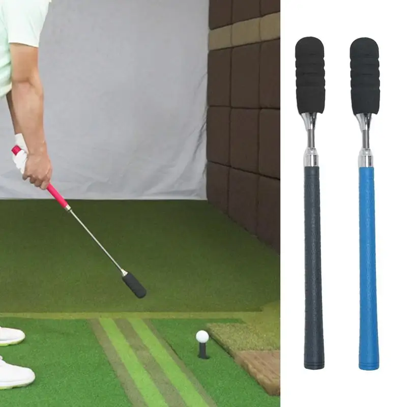 

Telescopic Golf Swing Trainer Stick Warm-Up Swing Gesture Posture Corrector Retractable Golf Swing Practice Rod Golf Supplies