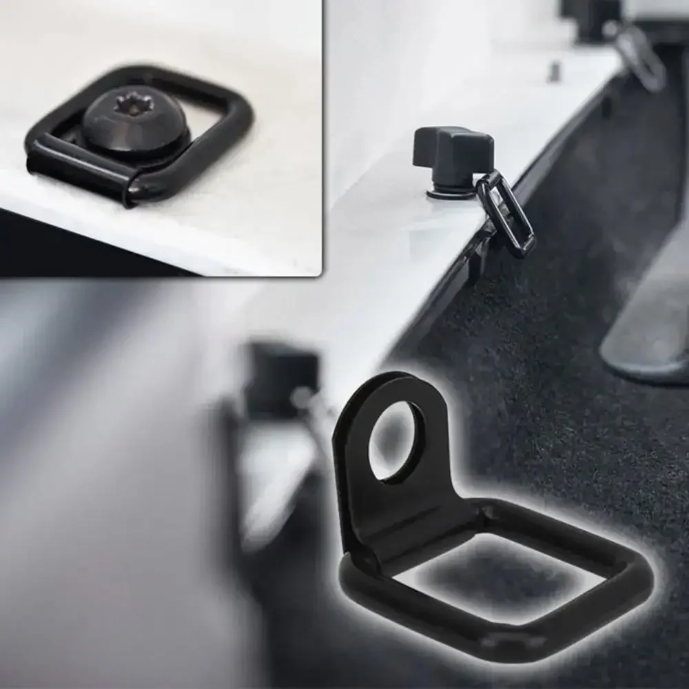 

8 шт., тянущий крюк, якорь D-образной формы, грузовое стяжное кольцо, фиксаторы для прицепа, автомобиля, грузовика, автофургона