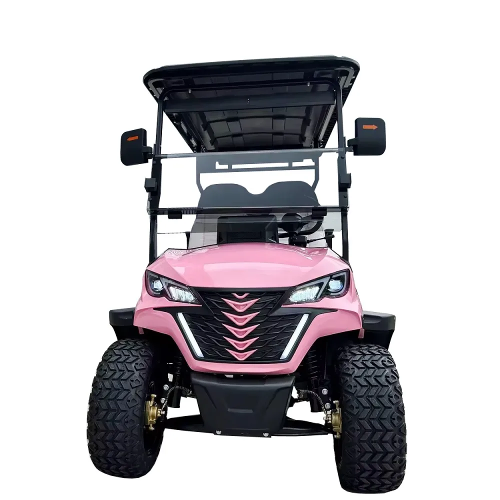 

China 4 Wheel Electric Club Car 5000w Motor Golf Buggy Cart 4 Seater Electric Golf Carts with 60V Lithium Battery