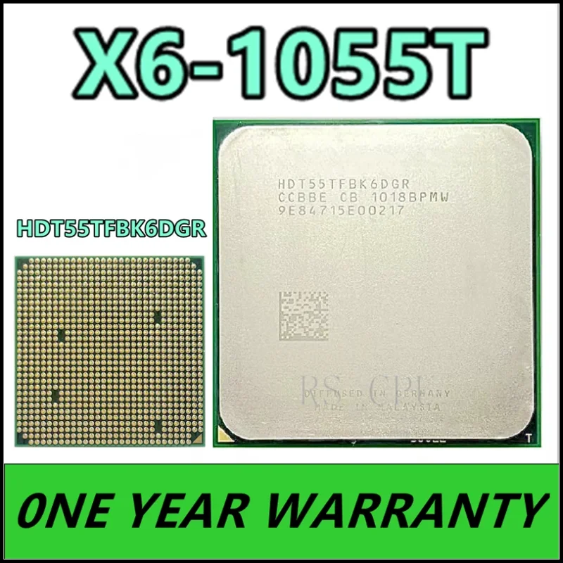 X6 1055T 1055 X6-1055T 2,8G 125W Sechskern-CPU-Prozessor HDT55TFBK6DGR Sockel AM3